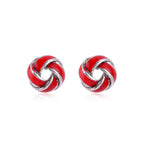 Women's Lightweight Star Earrings Enamel Flag Design Fishhook Closure Zinc Alloy