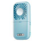 Portable Battery-Operated Air Circulator Fan with LCD Display Compact and Lightweight