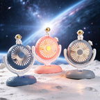 Ladies Desk Fan with Astronaut Design USB Portable Adjustable Tilt Quiet Operation