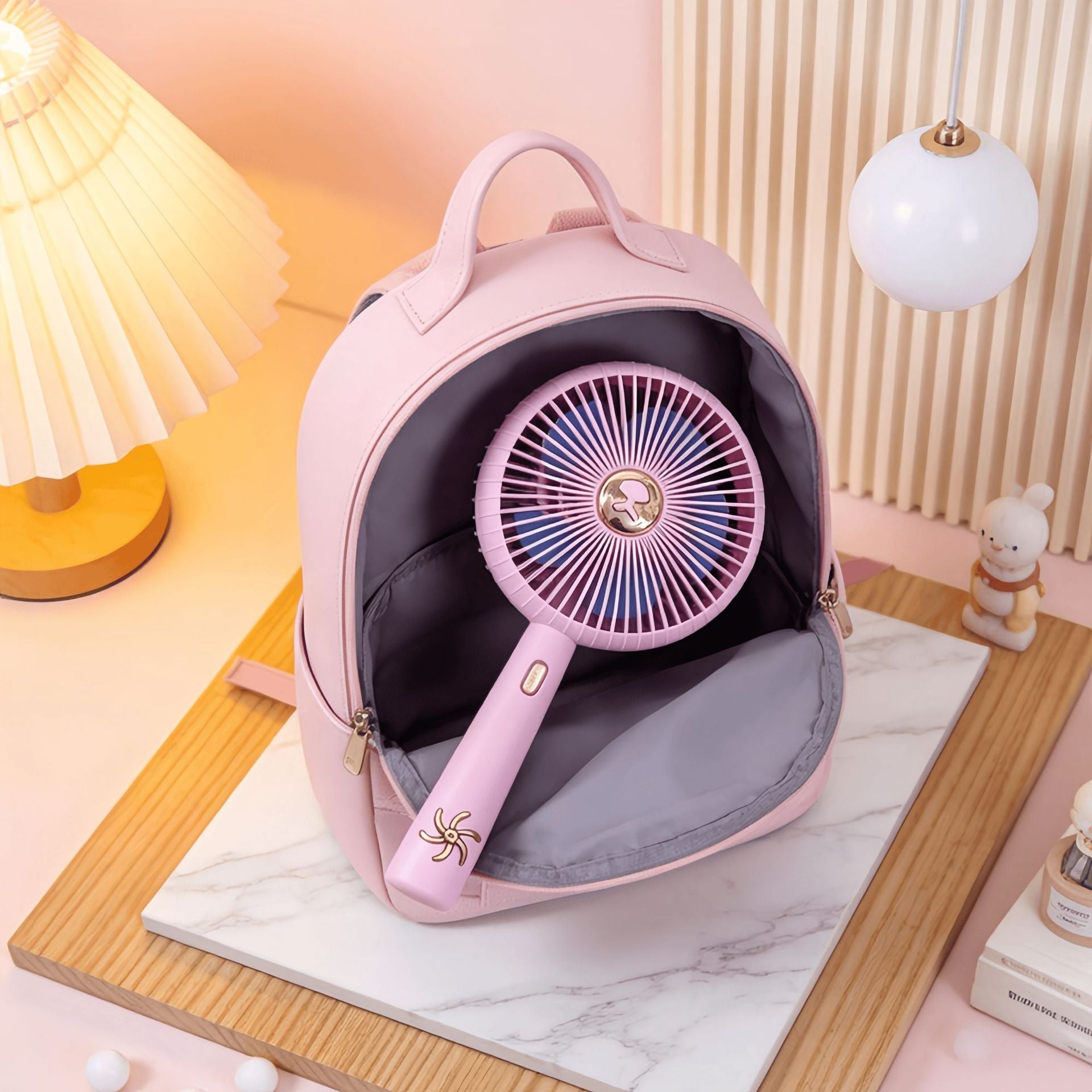 Portable USB Desk Fan with Adjustable Tilt Flexible Neck Lightweight Quiet Operation