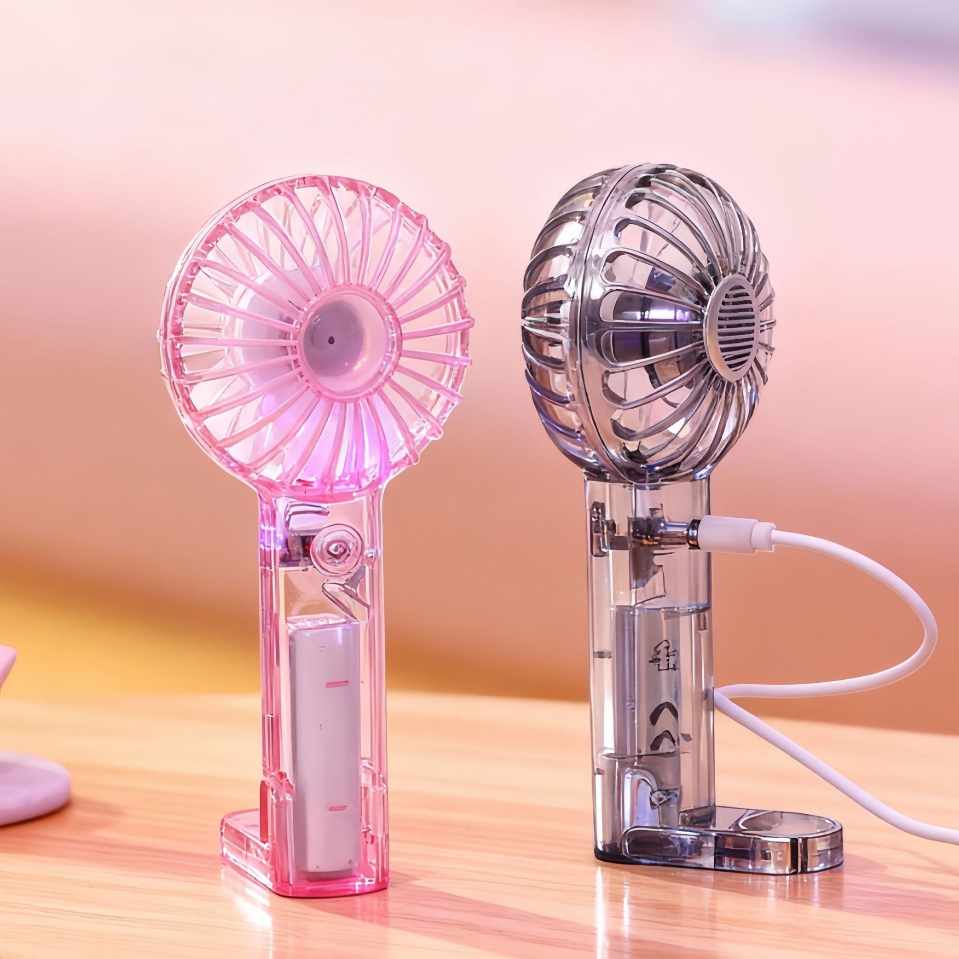 Portable Mini USB Fan for Women Ergonomic Handheld Personal Cooling Fan Compact Design