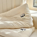 Bowlift Women’s Ergonomic Pillow Soft Hypoallergenic Neck Support with Playful Panda Design