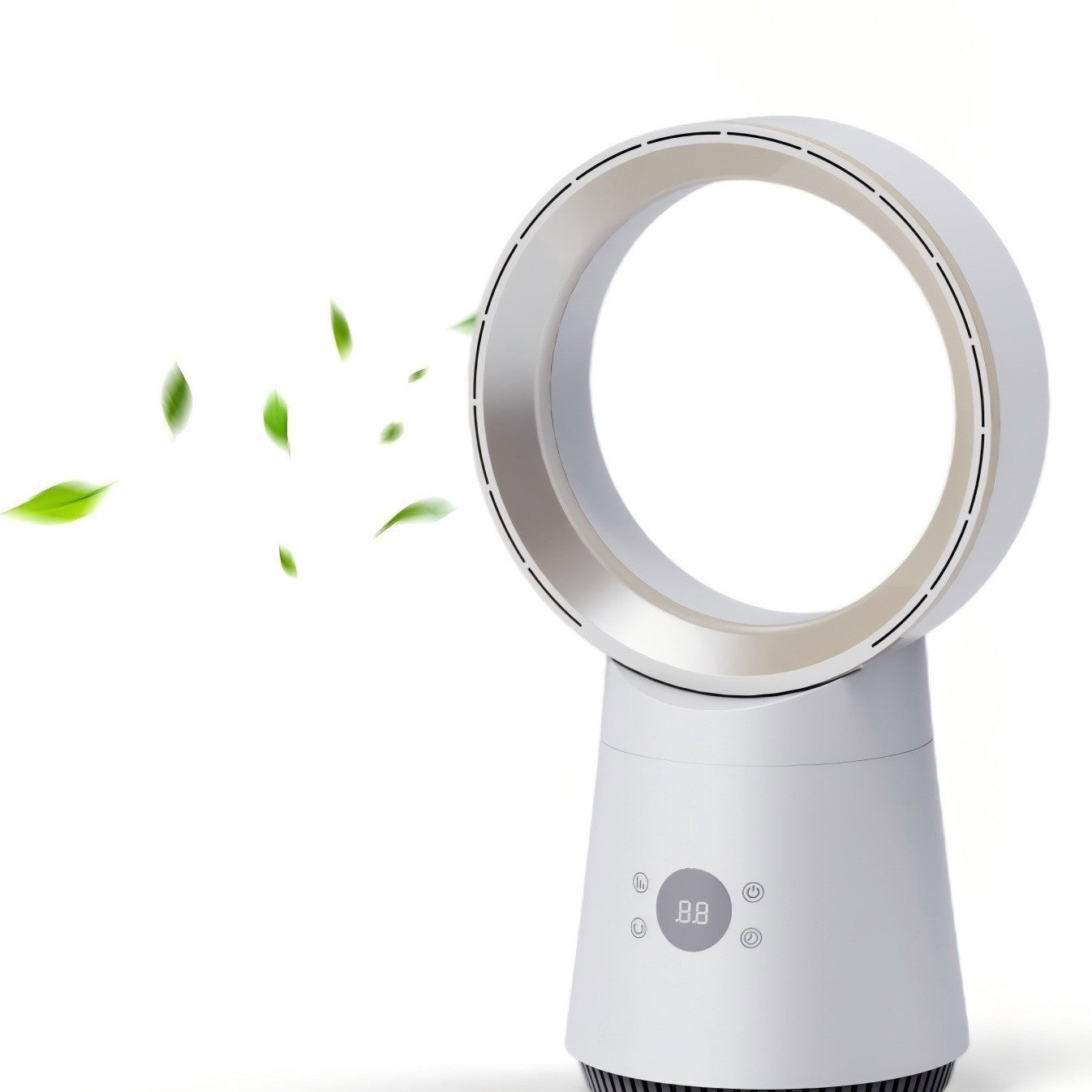 Air Multiplying Cooling Fan Quiet Blade-Free Design Energy Efficient Oscillating