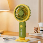 Portable Handheld Fan with Animal Design USB Rechargeable Lightweight Personal Cooling Fan