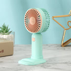 Portable Mini Fan for Women USB Powered Flexible Tilt Compact Personal Fan