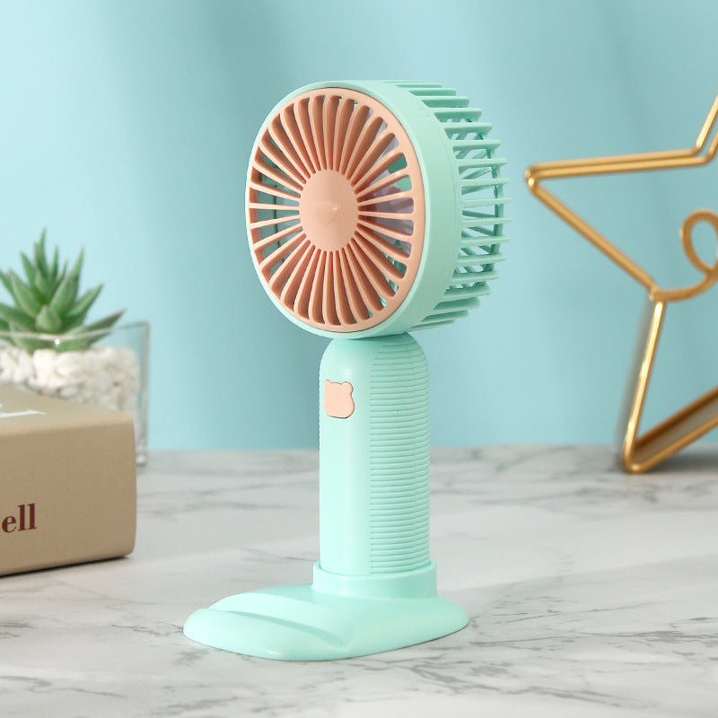 Portable Mini Fan for Women USB Powered Flexible Tilt Compact Personal Fan