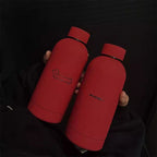 Insulated Stainless Steel Water Bottle Double-Walled Hot Cold Durable Reusable with Dog Design
