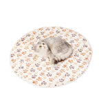 Plush Cat Bed Soft Non-Slip Bottom Machine Washable Cozy Pet Bed