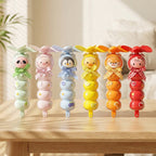 Rechargeable Portable Handheld Fan with Soft Blades and Cute Animal Head Design