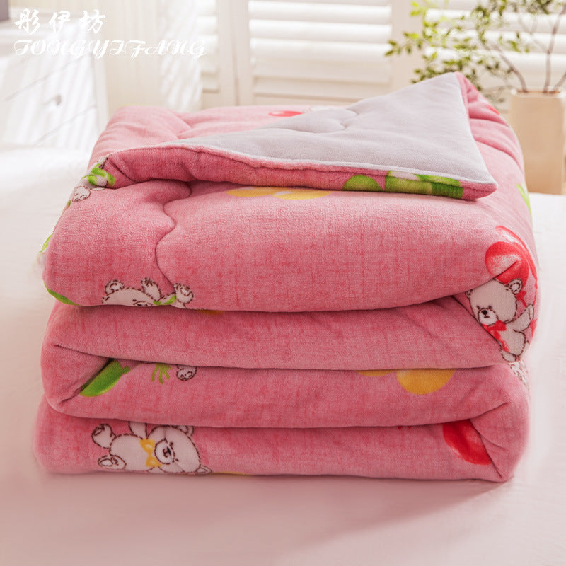 Ladies Cozy Microfiber Blanket Soft Fluffy Warm Throw for Home and Kids