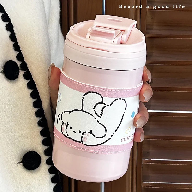 Women's Insulated Travel Cup Spill-Proof Lid Ergonomic Design BPA-Free