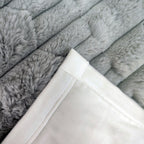 Brehn Women's Cozy Blanket Soft Microfiber Textured Surface Warm Throw Blanket