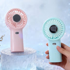 Portable USB Fan Compact Lightweight Rechargeable with Multiple Speeds and Low Noise