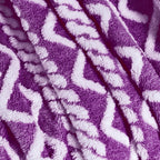 Cozy Throw Blanket Soft Fibers Large Modern Boho Design Machine Washable Home Decor