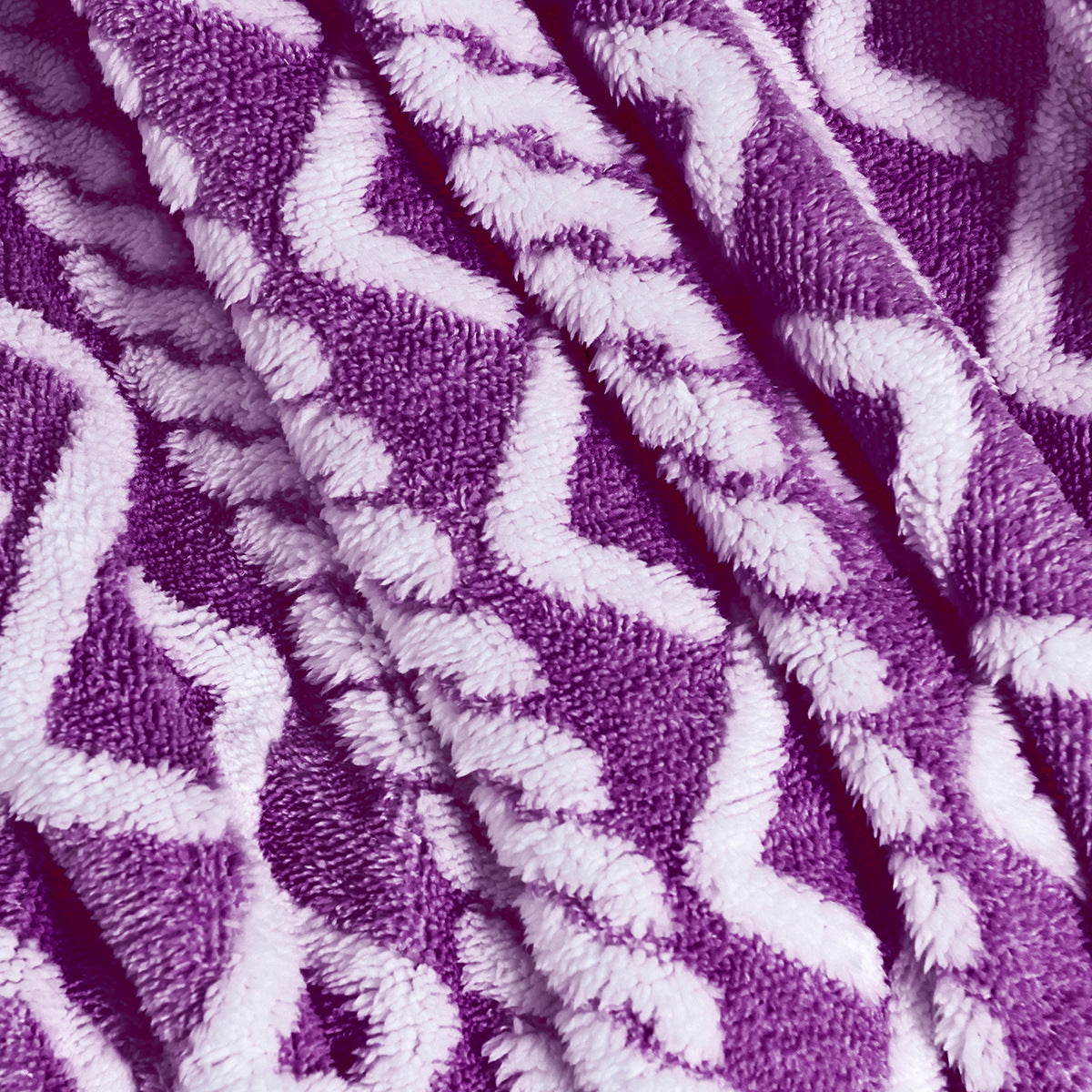 Cozy Throw Blanket Soft Fibers Large Modern Boho Design Machine Washable Home Decor