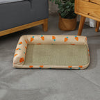 Elevated Edge Pet Bed Cozy Supportive Non-Slip Bottom Removable Cover