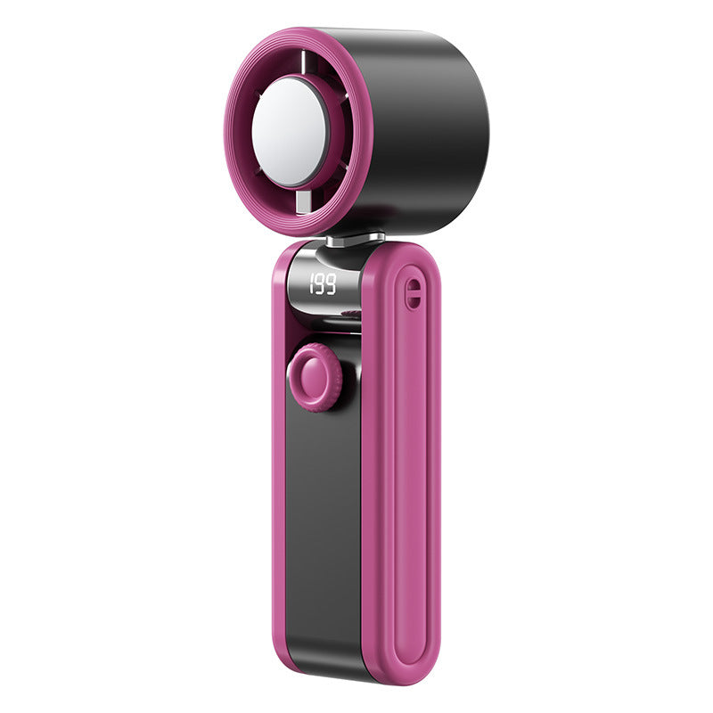 Portable Mini Fan Compact Rechargeable Personal Fan with Adjustable Speeds and LED Display