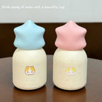Women’s Insulated Water Bottle with Star Cap BPA-Free Leak-Proof Portable Drink Bottle