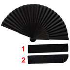 Elegant Women's Folding Fan High-Quality Durable Material with Carrying Bag