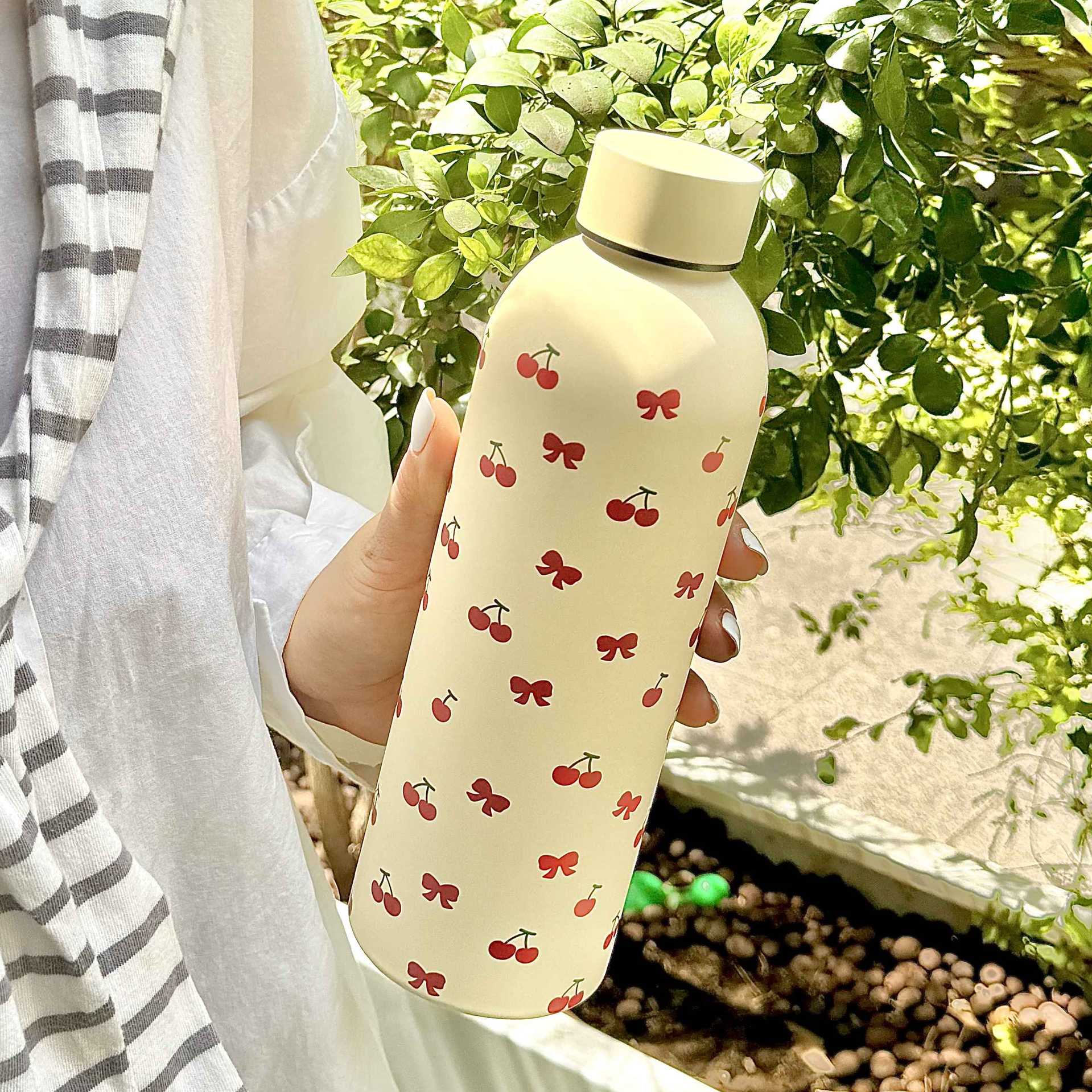 Women's Insulated Stainless Steel Water Bottle Double-Walled Vacuum Leak-Proof Animal Design
