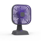 Portable Mini Table Fan USB Rechargeable Flexible Tilt Angle Compact Quiet