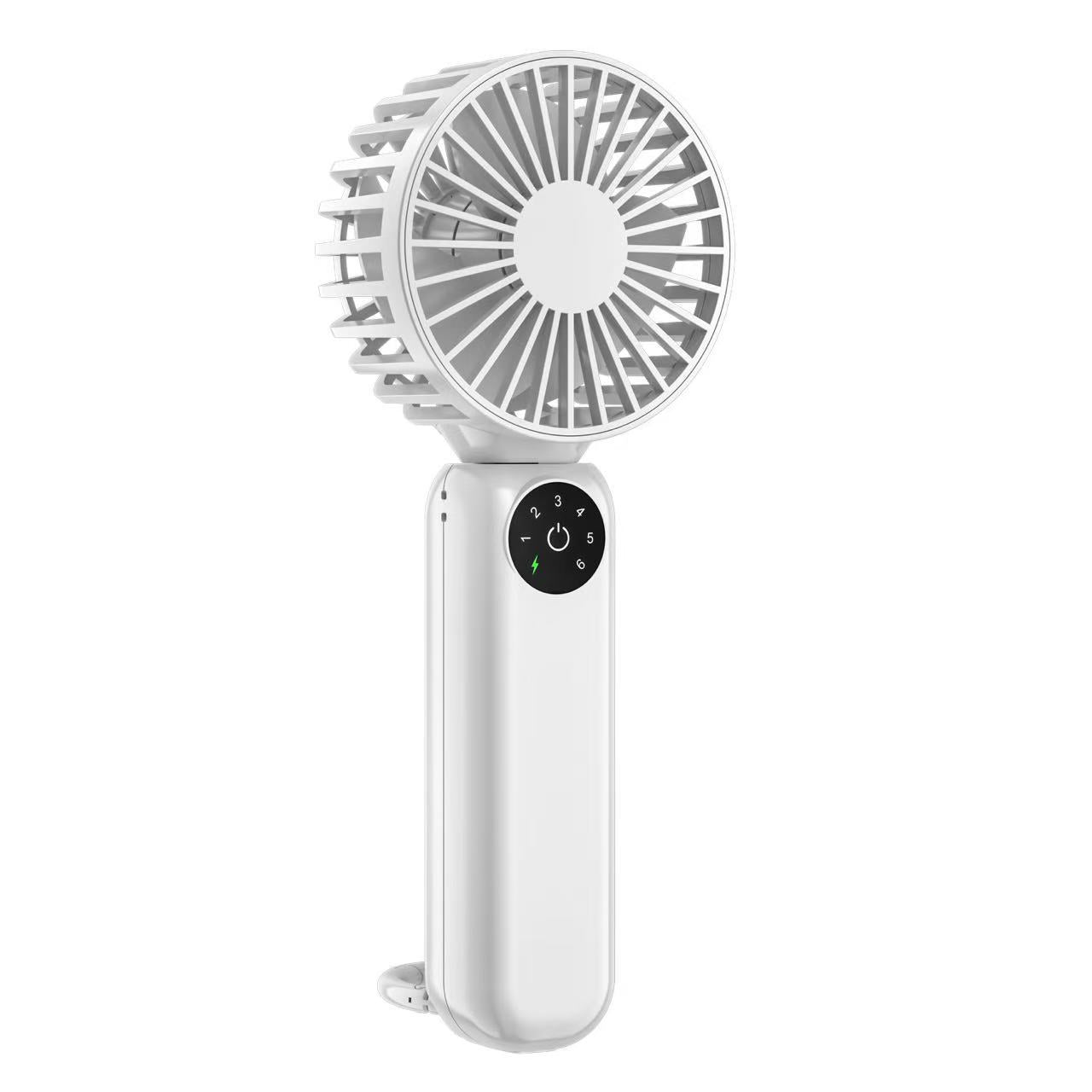 Portable USB Fan Folding Design Lightweight Quiet 3-Speed Adjustable Cooling for Women