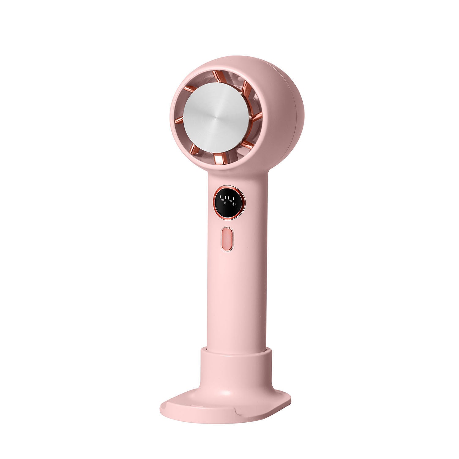 Harrow Women's Ergonomic Rechargeable Personal Cooling Fan Handheld Portable Quiet