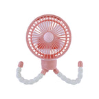 Portable Handheld Fan with Flexible Mounting System Compact Ergonomic Design