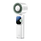 Dual-Head Rechargeable Personal Cooling Fan Portable Adjustable Airflow Battery Powered