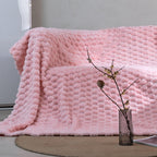 Brehn Women’s Plush Structured Blanket Soft Warm Thermal Insulated Machine Washable