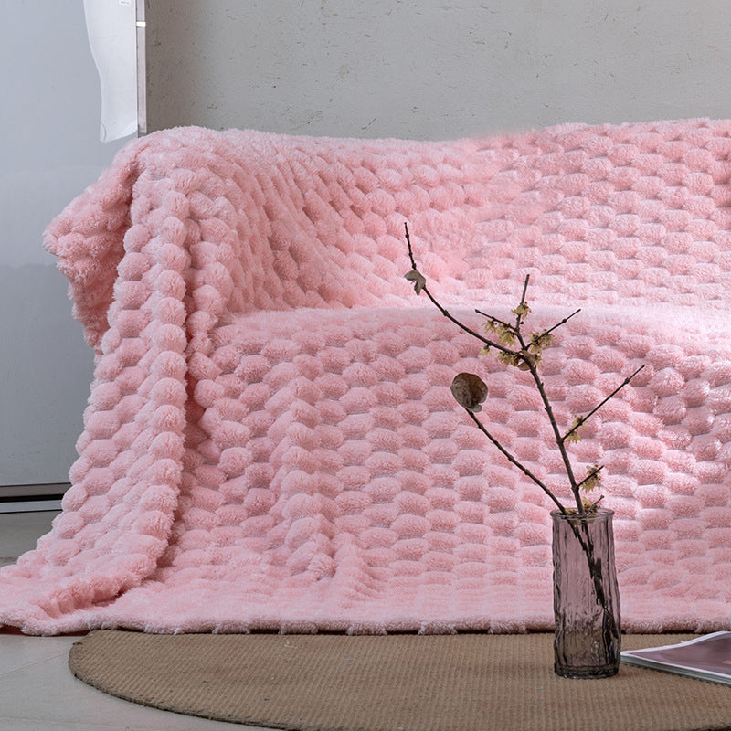 Brehn Women’s Plush Structured Blanket Soft Warm Thermal Insulated Machine Washable