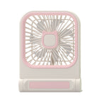 Portable Handheld Fan USB Rechargeable Cute Animal Design Compact Size