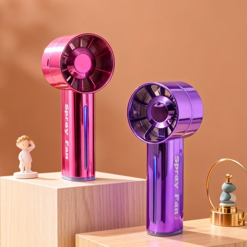 Portable Handheld Fan USB Rechargeable Lightweight High-Performance Personal Cooling Fan for Women