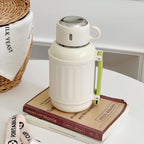 Unisex Stainless Steel Insulated Carafe Double Wall Vacuum Flask with Handle