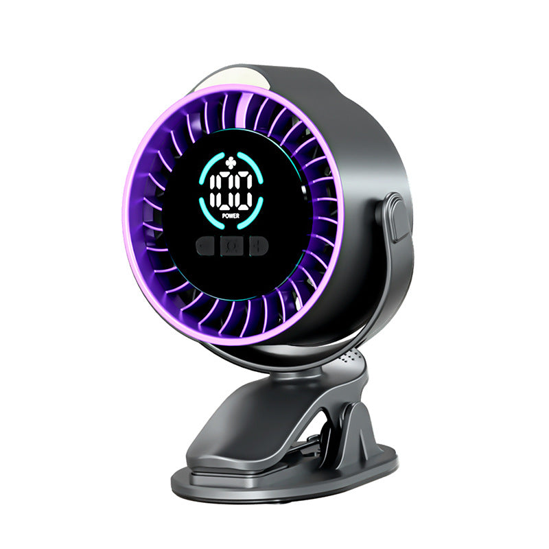 Portable Table Fan Lightweight Quiet Operation Adjustable Speeds with LED Display