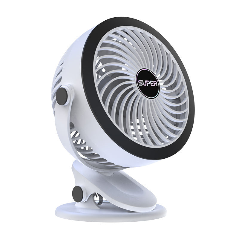 Unisex Table Fan Compact Design Tiltable Head Quiet Motor Energy Efficient Cooling