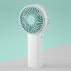 Portable Handheld Fan Rechargeable Battery Compact Quiet Operation Lightweight for Travel and Outdoor Use