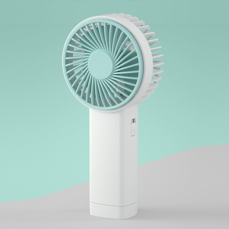 Portable Handheld Fan Rechargeable Battery Compact Quiet Operation Lightweight for Travel and Outdoor Use