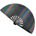Ladies Fan Colorful Lightweight Portable Handheld Fan for Summer and Events