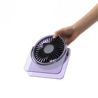 Portable USB Mini Fan with Adjustable Head Quiet Motor Compact Desk Fan
