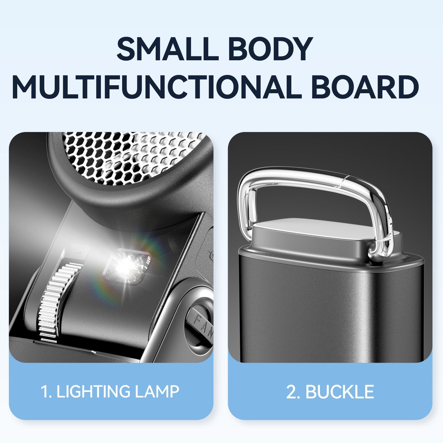 Portable Personal Neck Fan Hands-Free Rechargeable Adjustable Speed