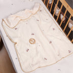 Bowlift Baby Plush Blanket 100% Cotton Soft Star Moon Design Toddler Cuddle Blanket