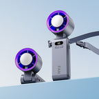 Harrow Portable Dual Fan with Adjustable Speeds and Rotating Head for Personal Cooling
