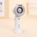 Portable Handheld Cooling Fan USB Rechargeable Cartoon Design Adjustable Speed
