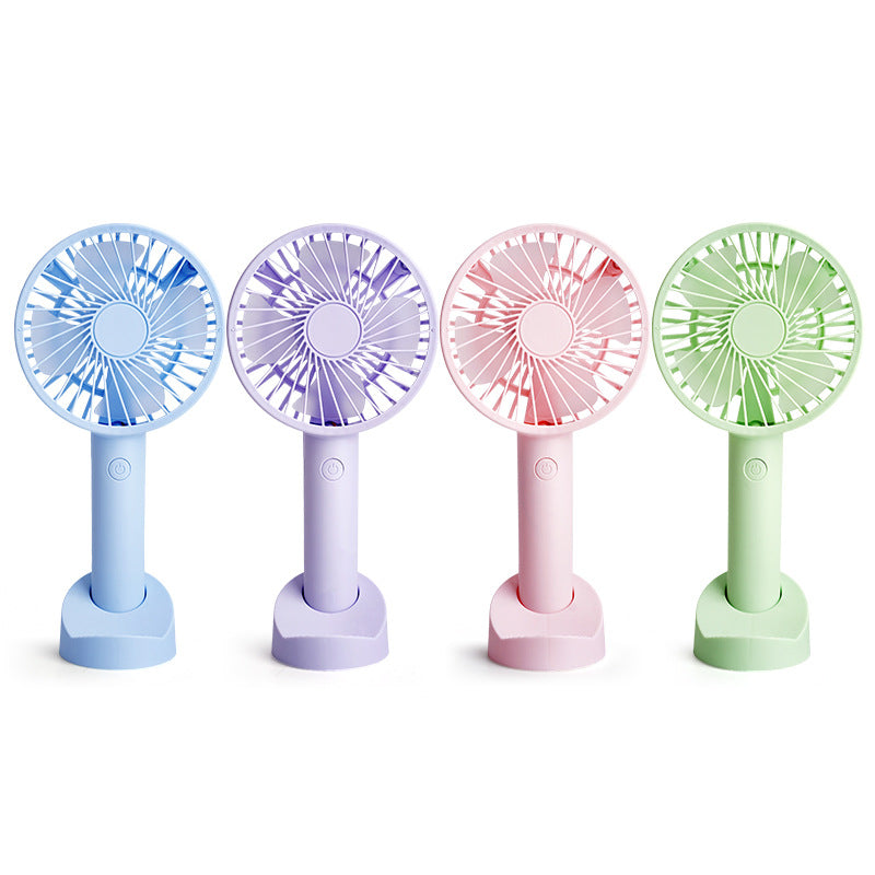 Portable Handheld Fan USB Rechargeable Compact Quiet Ergonomic Design for Women