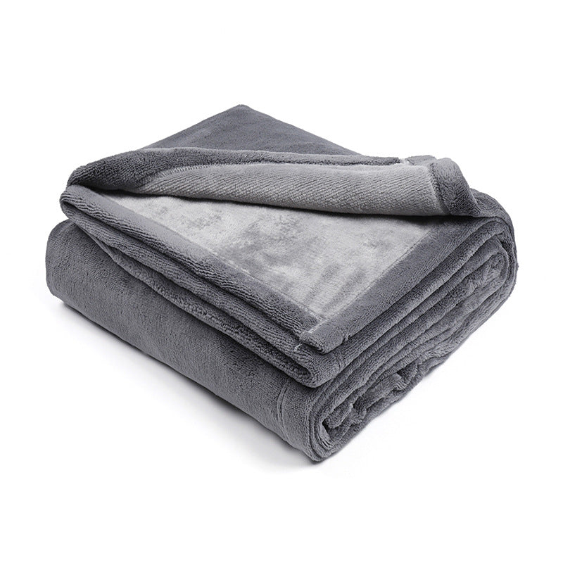 Women's Ultra-Soft Fleece Blanket Harrow Quilted Cozy Throw Blanket Large Size