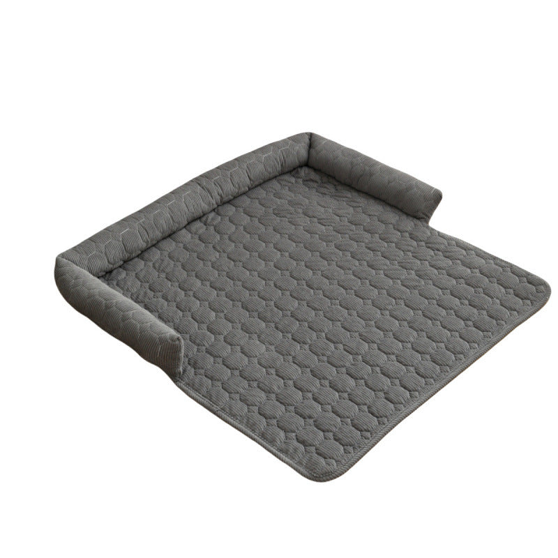 Comfortable Platform Mat with Raised Edges Soft Padded Floor Cushion for Home and Outdoor Use