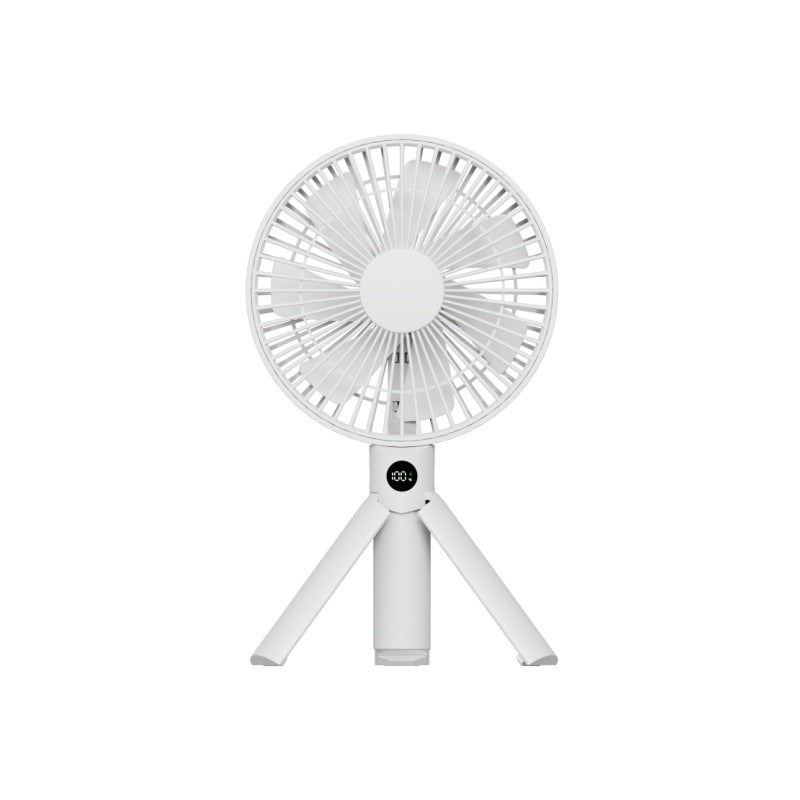 Flexible Cordless Table Fan with Adjustable Positions and LED Display Quiet Operation