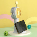 Portable Handheld Fan USB Powered Lightweight Quiet Operation Cute Animal Design