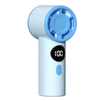 Handheld Fan USB Rechargeable Portable Quiet with LED Display Multiple Speeds Compact Design